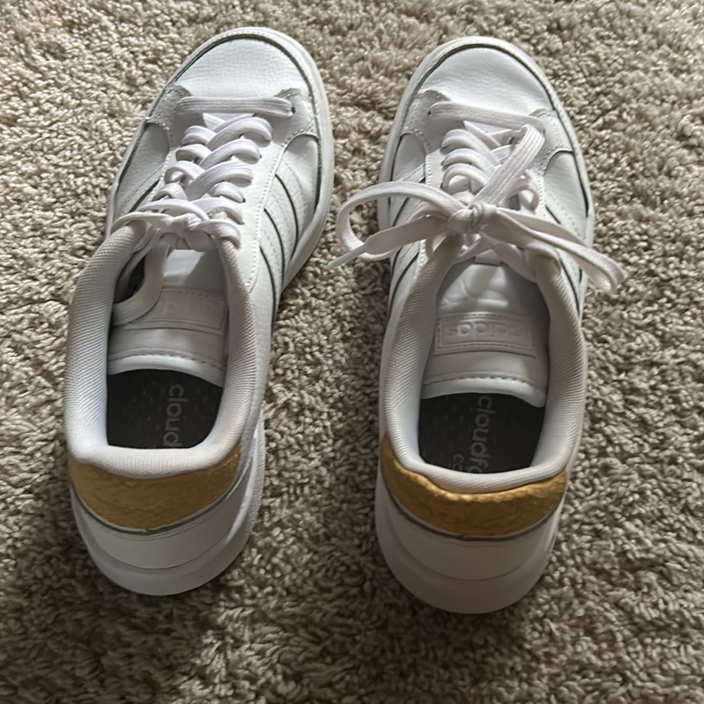 White Adidas leather sneakers - Picture 5 of 5